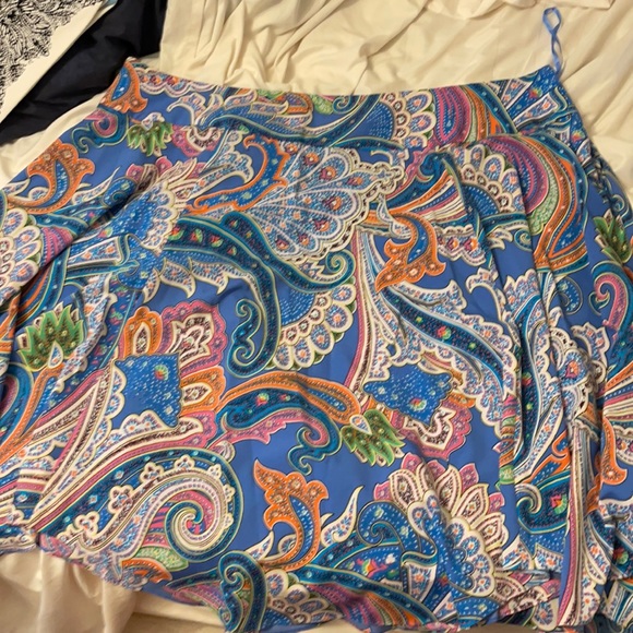Summery, flowing plus size Ralph Lauren skirt - Picture 1 of 3